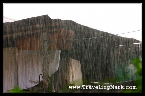 Heavy Rainfall During Cambodian Rainy Season