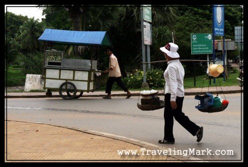 Scene from Cambodia Seen When Explored by Foot