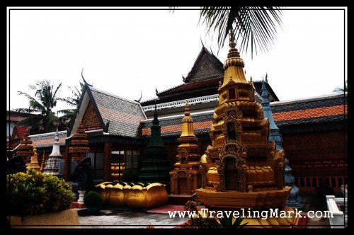 Colorful Settings of Wat Preah Prom Rath Temple and Pagoda in Siem Reap Colorful Settings of Wat Preah Prom Rath Temple and Pagoda in Siem Reap