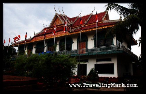 Newly Restored University Building Within the Wat Preah Prom Rath Temple Grounds