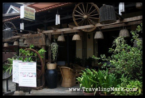 Front End of the Home Cocktail Restaurant in Siem Reap Front End of the Home Cocktail Restaurant in Siem Reap