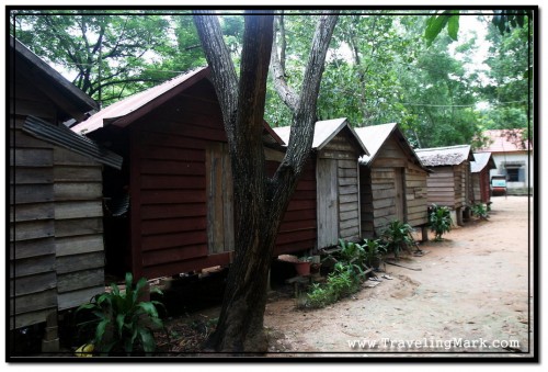 Monk Dwellings at Wat Bo Grounds Photo