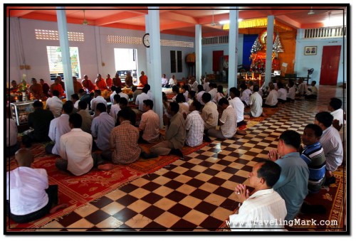 Pchum Ben - Festival of the Dead, Notice the Time on the Clock. I Had 15 Minutes Till my English Lecture at 5pm Pchum Ben - Festival of the Dead, Notice the Time on the Clock. I Had 15 Minutes Till my English Lecture at 5pm