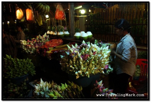 Street Vendors by Royal Independence Gardens After Dusk