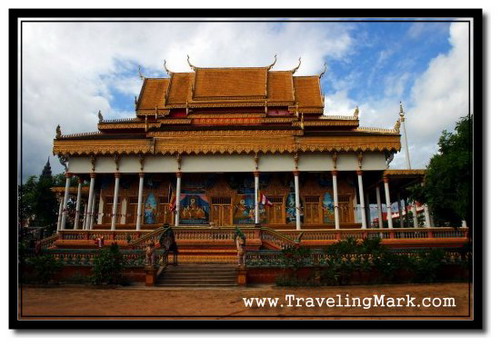 Photo: Wat Keseram in Siem Reap - The Pagoda of Cornflower Petals