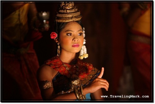 Photo: Finger Movement - the Staple of an Apsara Dance