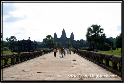 Photo: Main Causeway to Angkor Wat in Morning Light