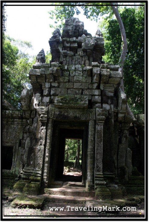 Photo: Angkor Thom Royal Palace Area Northern Wall Gopura