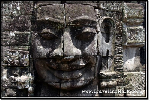 Photo: Close Up of a Bayon Face