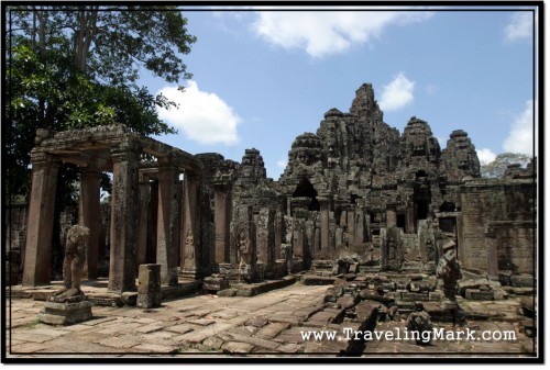 Photo: Collapsed Corridor at the East Entrance to Bayon