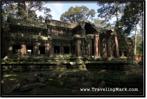 Photo: East Side Angkor Wat Library is Hidden Among the Trees Photo: East Side Angkor Wat Library is Hidden Among the Trees