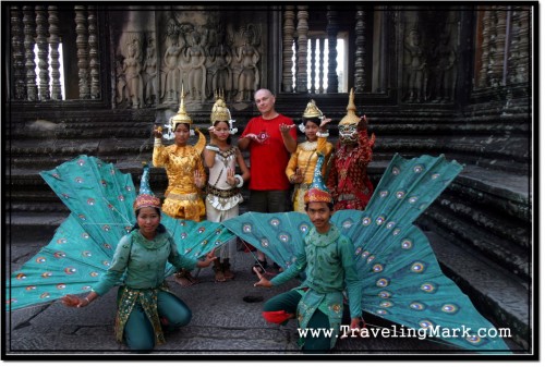 Photo: Spoiling the Apsara Picture with My Presence