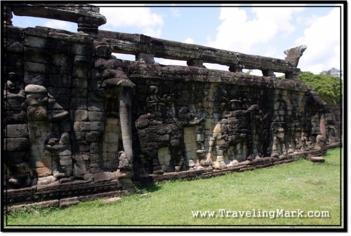 Photo: Naga Balustrade on Top of the Terrace of the Elephants