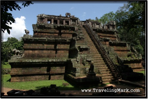Photo: Phimeanakas Temple West Stairway is the Best Way on Top