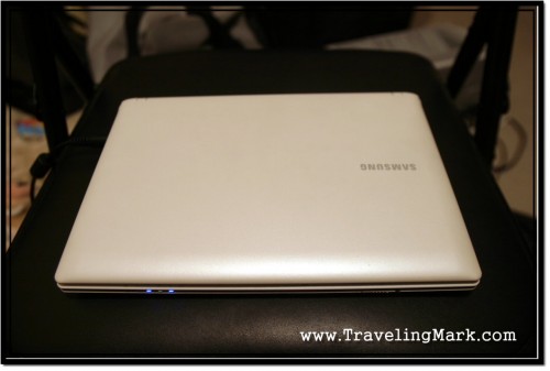 Photo: My Samsung N150 Netbook Ready to be Tagged for Theft Prevention