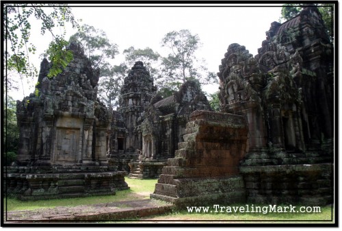 Photo: Library of Thommanon on the Left and East Gopura on Far Right Photo: Library of Thommanon on the Left and East Gopura on Far Right