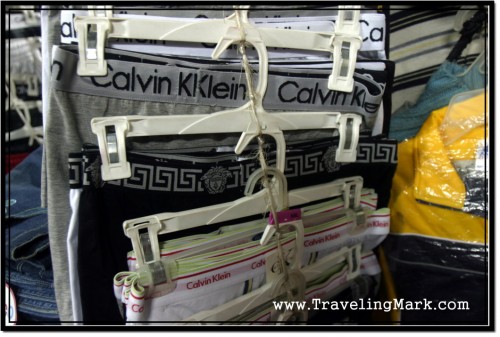 Photo: Cambodian Underwear Shop Selling Fake Calvin Klein Underpants