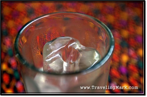 Photo: Safe Ice Served by the Local Cambodian Restaurant