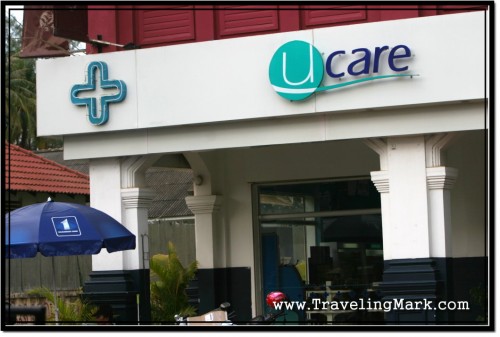 Photo: UCare Pharmacy in Siem Reap - Allegedly Selling Real Anti-Malarials, Unlike The Rest of Cambodia