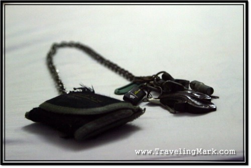 Photo: My Wallet and My Keys Are Connected With a Chain Making Them Difficult to Steal Photo: My Wallet and My Keys Are Connected With a Chain Making Them Difficult to Steal