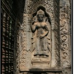 Photo: Apsara Carvings Among Bas Reliefs of Ta Prohm Temple