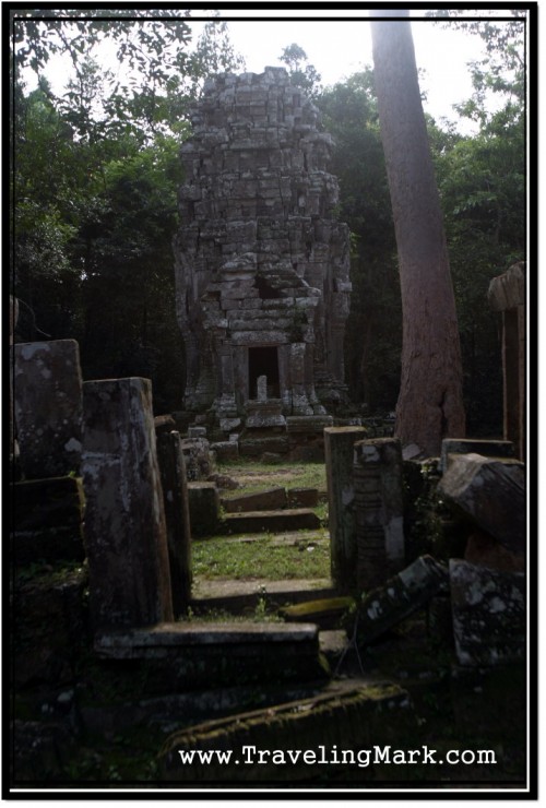 Photo: Crumbling Tower of the Chapel of the Hospital