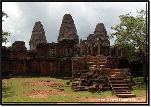 Photo: View of Collapsed Main Gopura to the East Mebon Temple