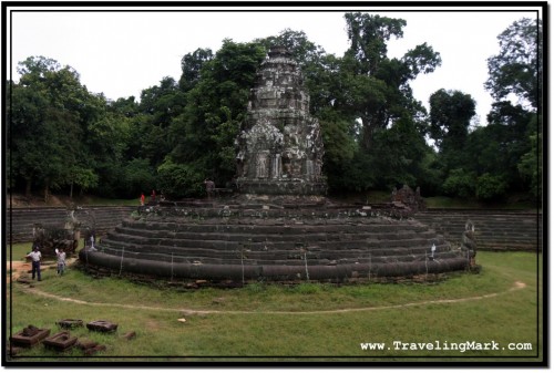 Photo: Neak Pean Central Sanctuary Tower Photo: Neak Pean Central Sanctuary Tower