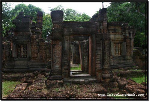 Photo: View of Collapsed Central Sanctuary of Ta Som, Angkor, Cambodia