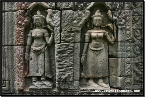 Photo: Ta Som Features Carvings of Devatas Which Show Individuality - A Unique Feature for Angkor Temples