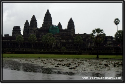 Photo: Heavy Rain at Angkor Wat Just Before the Night Photo: Heavy Rain at Angkor Wat Just Before the Night