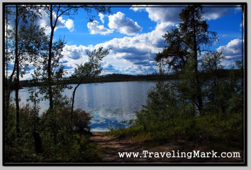Photo: Remote Lake in Northern Alberta Where I Lived As a Recluse