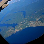 Through the Window, Under the Wing View of British Columbia