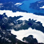 Peaceful Mountain Lakes Within Rugged Mountains of BC, Canada