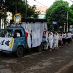 A Truck Carrying the Deceased