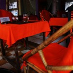 When Dining at Khmer Family Restaurant, You Get Seated on Comfortable Chairs Made of Bamboo