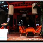 Entrance to the Khmer Family Restaurant with view of the Patio as Seen from the Street #8 in Siem Reap