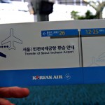 Korean Air Boarding Passes Came in a Shiny Package