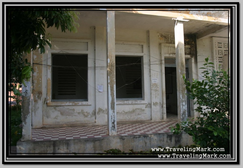 View of the Classroom from the Wat Preah Prom Rath Grounds