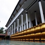 Decorated Walkway Around the Wat Preah Prom Rath Temple