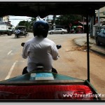 View of Wat Bo Road from the Tuk Tuk on My Way to the Bicycle Shop