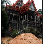 Restoration Works on One of the Wat Bo Pagodas