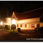 Royal Residence in Siem Reap is Illuminated at Night