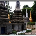 Notice the Doorway at the Base of These Stupas