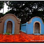 Timb Stones Next To Stupas at Wat Bo