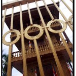 Photo: View of Central Gold Pagoda Through its Gate