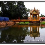 Photo: Small but Nice Pagoda on the Lake at Wat Damnak