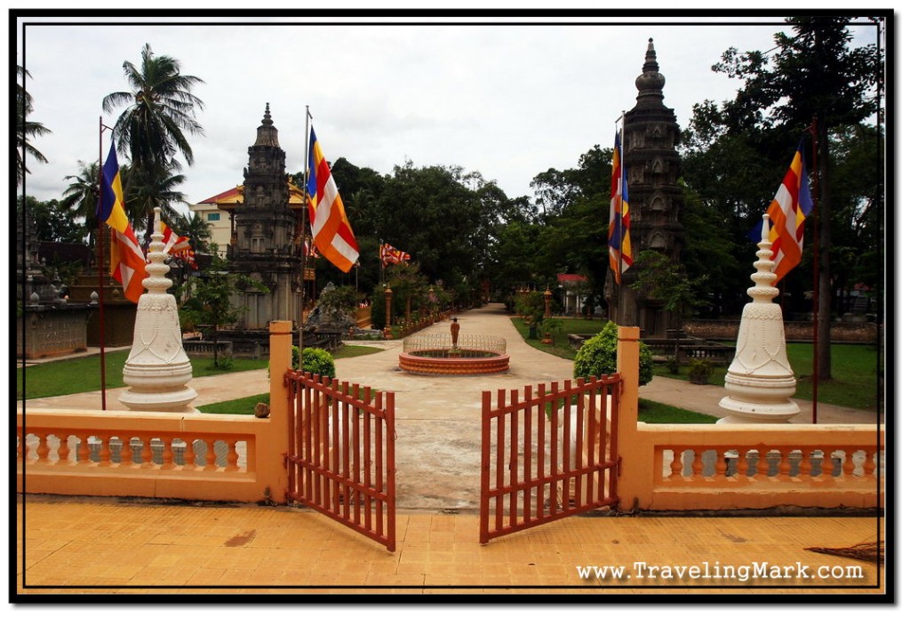 Photo: Wat Damnak Courtyard View from the Temple