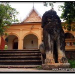 Photo: Wat Damnak Temple with Statue of Buddha Inside