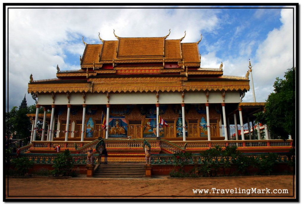 Photo: Wat Keseram in Siem Reap - The Pagoda of Cornflower Petals